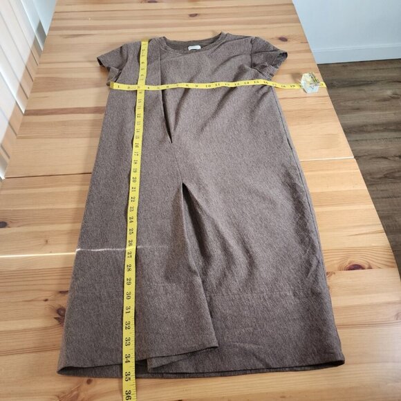 Brunello Cucinelli Brown Wool Mini Dress Minimalist Old Money S - Picture 11 of 14